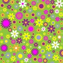 Green Flower Pattern